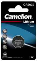 Camelion CR2032 BL-1 (CR2032-BP1, батарейка литиевая,3V) (1 шт. в уп-ке)