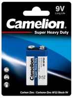 Camelion 6F22 Blue BL-1 (6F22-BP1B, батарейка,9В) (1 шт. в уп-ке)