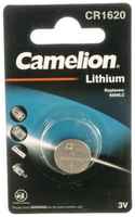 Camelion CR1620 BL-1 (CR1620-BP1, батарейка литиевая,3V) (1 шт. в уп-ке)