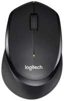 Мышь беспроводная Logitech M330 Silent Plus Black (черная, оптическая, 1000dpi, 2.4 GHz / USB-ресивер, бесшумная, под правую руку) (арт. 910-004924, M / N