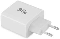 Сетевое зарядное устройство Digma DGW3D, USB-C + USB-A, 3A, [dgw3d0f110wh]