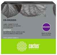 Картридж ленточный Cactus CS-DK22205 для Brother P-touch QL-500, QL-550, QL-700, QL-800