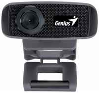 Web-Camera GENIUS FaceCam 1000X v2, 720p, 30 fps, bulld-in microphone, manual focus. Black (FaceCam 1000X (32200003400))