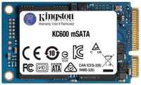 Твердотельный накопитель SSD mSATA 256 Gb Kingston KC600 Read 550Mb / s Write 500Mb / s 3D NAND TLC
