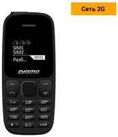 Мобильный телефон Digma A106 Linx 32Mb черный моноблок 1Sim 1.44 98x68 GSM900 / 1800 (LT1065PM)