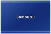 Внешний накопитель SSD Samsung 500Gb T7, 1.8, USB 3.2 / Type-C, синий (MU-PC500H / WW) (MU-PC500H/WW)