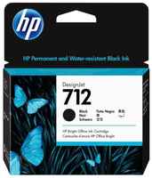 Картридж струйный HP 712 3ED71A черный (80мл) для HP DJ Т230 / 630