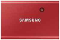 Внешний SSD диск 1.8 500 Gb USB 3.1 Type-C Samsung T7 (MU-PC500R / WW) красный (T7 (MU-PC500R/WW))