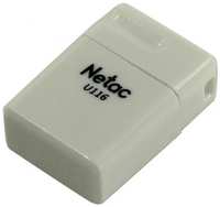Флеш Диск Netac U116 8Gb, USB2.0, миниатюрная пластиковая белая