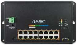PLANET WGS-4215-16P2S IP40, IPv6 / IPv4, 16-Port 1000T 802.3at PoE + 2-Port 100 / 1000X SFP Wall-mount Managed Ethernet Switch (-10 to 60 C, dual power in