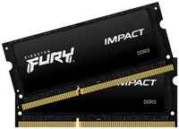 Оперативная память для ноутбука 8Gb (2x4Gb) PC3-12800 1600MHz DDR3L SO-DIMM CL9 Kingston FURY Impact (KF316LS9IBK2/8)