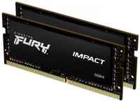 Оперативная память для ноутбука 16Gb (2x8Gb) PC4-21300 2666MHz DDR4 DIMM CL15 Kingston KF426S15IBK2/16