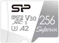Карта памяти microSDXC 256Gb Silicon Power Superior