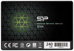 Твердотельный диск 240GB Silicon Power S56, 2.5, SATA III [R / W - 560 / 530 MB / s] TLC (SP240GBSS3S56B25)