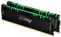 Оперативная память для компьютера 16Gb (2x8Gb) PC4-28800 3600MHz DDR4 DIMM CL16 Kingston Fury Renegade RGB (KF436C16RBAK2/16)