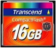 Карта памяти Compact Flash 16Gb Transcend 133x Type I TS16GCF133 203414865