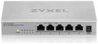 Zyxel MG-105 multi-gigabit switch, 5x1  /  2.5GE, desktop, silent (MG-105-ZZ0101F)