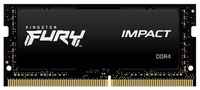 Оперативная память для ноутбука 16Gb (1x16Gb) PC4-21300 2666MHz DDR4 SO-DIMM CL16 Kingston FURY Impact (KF426S16IB / 16)