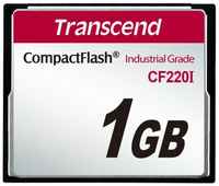 Промышленная карта памяти CompactFlash Transcend 220I, 1 Гб SLC, темп. режим от -40? до +85?