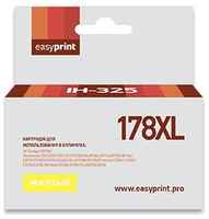 Картридж EasyPrint IH-325 для HP Deskjet 3070A / Photosmart 5510 / 6510 / 7510 / C8553 / Premium C309c / C410C / Pro B8553 / 8558 750стр Желтый с чипом