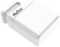 Флеш Диск Netac U116 64Gb, USB3.0, миниатюрная пластиковая белая