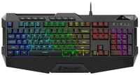 Игровая клавиатура Sharkoon Skiller SGK4 (резиновые колпачки, RGB подсветка, USB)