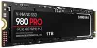 Твердотельный накопитель SSD M.2 1 Tb Samsung 980 PRO Read 7000Mb/s Write 5000Mb/s 3D NAND TLC MZ-V8P1T0BW