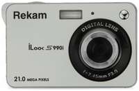 Фотоаппарат Rekam iLook S990i серебристый 21Mpix 2.7 720p SDHC / MMC CMOS IS el / Li-Ion