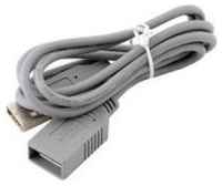 Bion Кабель удлинительный USB 2.0 A-A (m-f), 0.75м, серый [BXP-CC-USB2-AMAF-75CM / 300] (BNCC-USB2-AMAF-75CM/300)