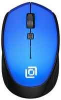 Мышь беспроводная Oklick 488MW синий чёрный USB + радиоканал