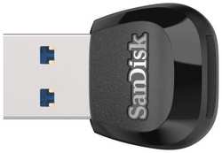 Устройство чтения/записи флеш карт SanDisk, MicroSD, USB 3.0, Черный