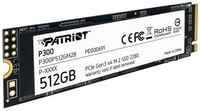 Твердотельный накопитель SSD M.2 512 Gb Patriot P300 Read 1700Mb / s Write 1200Mb / s 3D QLC NAND (P300P512GM28)