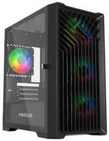 Powercase Mistral Micro X4B, Tempered Glass, 4х 120mm 5-color fan, чёрный, mATX (CMMXB-L4) (Mistral Micro X4B (CMMXB-L4))