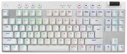 Клавиатура /  Logitech Gaming Keyboard G PRO X TKL LIGHTSPEED Mechanical - WHITE - TACTILE (920-012148)