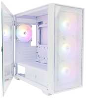 1STPLAYER DK D6 White  /  mATX  /  4x120mm LED fans  /  D6-WH-4F1-W (DK D6 White (D6-WH-4F1-W))