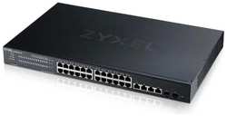 Коммутатор /  Zyxel NebulaFlex XMG1930-30 Hybrid Smart L2+ Switch, rack 19, 24xRJ-45: 1 / 2.5G, 4xRJ-45: 1 / 2.5 / 5 / 10G, 2xSFP+, standalone / cloud management (XMG1930-30-ZZ0101F)