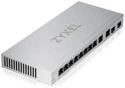 Коммутатор/ Zyxel XGS1210-12 Multi-Gigabit Smart L2 Switch, 8xGE, 2x1/2.5GE, 2xSFP+, Desktop, Silent