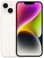 Смартфон Apple A2884 iPhone 14 128Gb 6Gb сияющая звезда моноблок 3G 4G 2Sim 6.1 1170x2532 iOS 17 12Mpix 802.11 a / b / g / n / ac / ax NFC GPS Protect (MVUQ3CH/A)