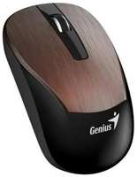 Мышь беспроводная Genius ECO-8015 chocolate (1200dpi, USB, 2.4 GHz, аккумулятор NiMH, кабель микро-USB) (31030011414)
