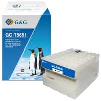 Картридж струйный G&G GG-C13T865140 T8651 черный (176мл) для Epson WorkForce Pro WF-M5690DWF / M5190DW