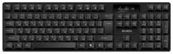 Беспроводная клавиатура SVEN KB-C2300W чёрная (2.4 Ггц, USB, 104 кл, 2 х АА)