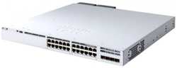 Cisco Catalyst 9300L 24-port 1G copper with fixed 4x1Gb SFP uplinks, PoE+, DNA Network Advantage Lic , C9300L-24P-4G-A