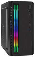 Корпус Minitower ExeGate mEVO-7805-XP500 (mATX, БП XP500 с вент. 12см, 2*USB+1*USB3.0, аудио, черный, с 2*RGB подсветкой) (EX296386RUS)