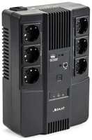 (8998) Бастион SKAT-UPS 600 AI 600ВА/360Вт/Line-Interactive/АКБ 7Ачх1/220В/6хSchuko/3 л.г