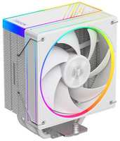 Устройство охлаждения(кулер) ID-Cooling Frozn A410 ARGB Wh Soc-AM5/AM4/1151/1200/2066/1700 4-pin Al+Cu 230W 730gr LED Ret