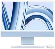 Моноблок Apple iMac A2874 24 4.5K M3 8 core (4.05) 16Gb SSD256Gb 8 core GPU macOS WiFi BT 143W клавиатура мышь Cam синий 4480x2520 (iMac 24 A2874)