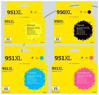 IC-H950XL / 951XL_MP Комплект картриджей T2 для HP 950XL / 951XL: черный, голубой, пурпурный, желтый (IC-H950XL/951XL_MP)