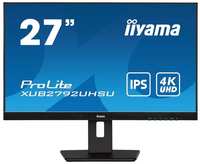 Монитор Iiyama 27 XUB2792UHSU-B5 черный IPS LED 16:9 DVI HDMI M / M матовая HAS Piv 350cd 178гр / 178гр 3840x2160 60Hz DP 4K USB 6.7кг