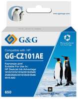 Картридж струйный G&G GG-CZ101AE 650 черный (18мл) для HP DeskJet 1010 / 10151515 / 1516