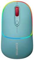 CANYON MW-22, 2 in 1 Wireless optical mouse with 4 buttons,Silent switch for right / left keys,DPI 800 / 1200 / 1600, 2 mode(BT /  2.4GHz), 650mAh Li-poly ba (CNS-CMSW22DC)